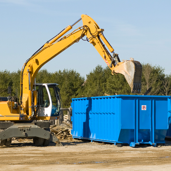 can i rent a residential dumpster for a construction project in Ellsinore